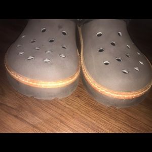 Mens suede crocs